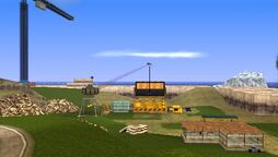 The junkyard in GTA Liberty City Stories.