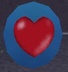 A health pickup in GTA III (identifiable by its yellow glow), also reused for GTA Liberty City Stories.