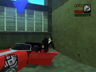 Toni Cipriani entering the Banshee.