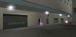 Ground level garages on the southern side of the condo, GTA Vice City.