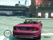Niko Bellic shortly after knocking out Gracie Ancelotti.
