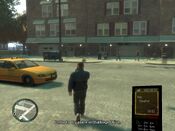 Niko Bellic talking to Gracie Ancelotti on the phone.