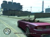 Gracie Ancelotti telling Niko Bellic she is having 'maybe too much fun' with him.