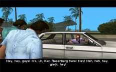 Tommy Vercetti, Harry, and Lee meeting Ken Rosenberg at Escobar International Airport.