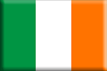 Flag of Ireland, a country in Europe.