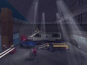 Interior of the garage in GTA III.