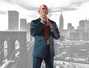 Artwork of Jon Gravelli sporting a blue suit; however he is never seen with this in-game, keeping to his hospital pajamas while in bed.
