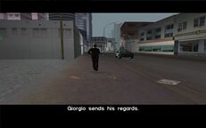 One of the jurors running away as Tommy Vercetti reminds him that Giorgio Forelli is innocent.