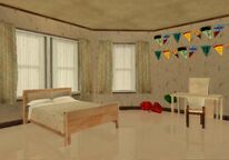The inaccessible interior of Katie's house.