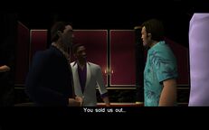 Lance Vance joining Sonny Forelli and betraying Tommy Vercetti and Ken Rosenberg.