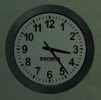 A Kronos clock at the South Bohan Safehouse, GTA IV.