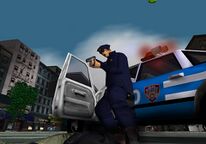 Alongside of the Police Car, the LCPD themselves had a different design, altered before release.