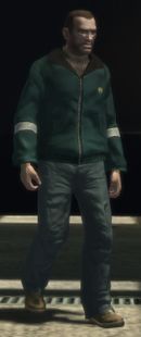 GTA IV Niko Bellic Blue Jacket