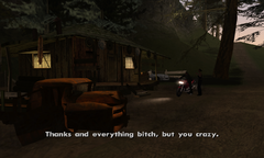 CJ drops Catalina off at her hideout.