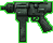 The (S-Uzi) machine gun HUD icon in GTA 2.