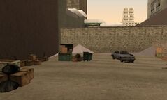 The backside of Marco's Bistro.