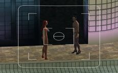 Tommy Vercetti taking a photograph of Alex Shrub with Candy Suxxx.