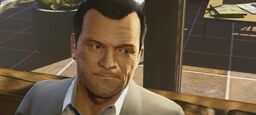 Michael during the second GTA V trailer.