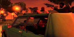 The Micro-SMG as seen in a beta screenshot of GTA San Andreas.