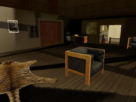 A side room inside the ranch.