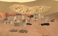 The FBI outpost at Aldea Malvada.