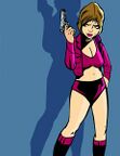 Concept artwork of Misty for GTA III