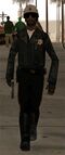 GTA San Andreas' motor officer on foot.
