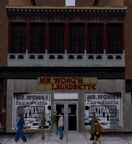 Mr. Wong's Launderette in GTA III, with the signage incorrectly spelled as "laundrette"]]