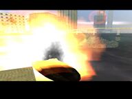 Rico's boat exploding.