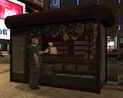 A newspaper stand (variant 1) in Star Junction, Algonquin.
