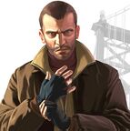 Alternate artwork of Niko Bellic.