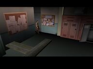 Tommy Vercetti in a police uniform.