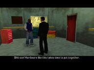 8-Ball telling Toni Cipriani that it will take time to acquire the explosives needed for the job.