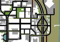 A map of the Old Venturas Strip.