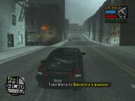 Toni Cipriani and Maria Latore driving to Salvatore Leone's mansion in Saint Mark's in search for some zap.