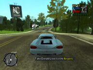 Toni Cipriani and Donald Love driving to Francis International Airport to kill Avery Carrington.