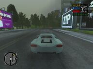 Toni Cipriani driving Donald Love back to the flophouse in Pike Creek.