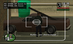 Carl Johnson takes a picture of Ryder.