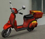 A "Pizza Boy" in GTA Vice City.
