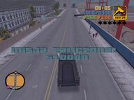 Mission passed screen.