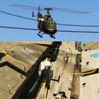 A Police Maverick as seen in the first GTA V trailer.