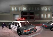 An early design of the Portland station prior to the release of GTA III.