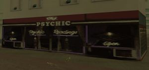 The store across from the Vice City News building.
