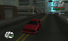 CJ speeds across San Fierro to get the car to the drop with the Da Nang boys in pursuit.
