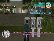 Tommy Vercetti about to locate Carl Pearson.