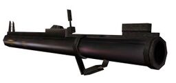 The rocket launcher in GTA III.