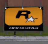 Rockstar Games billboard in Aspatria.