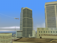 The Roxor International Building in 1986.