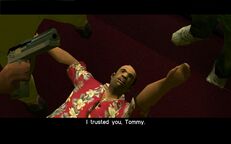 Ricardo Diaz telling Tommy Vercetti he would have made him.