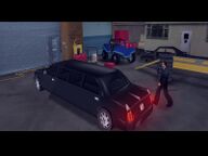 Claude picking up Joey Leone at his garage